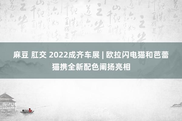 麻豆 肛交 2022成齐车展 | 欧拉闪电猫和芭蕾猫携全新配色阐扬亮相