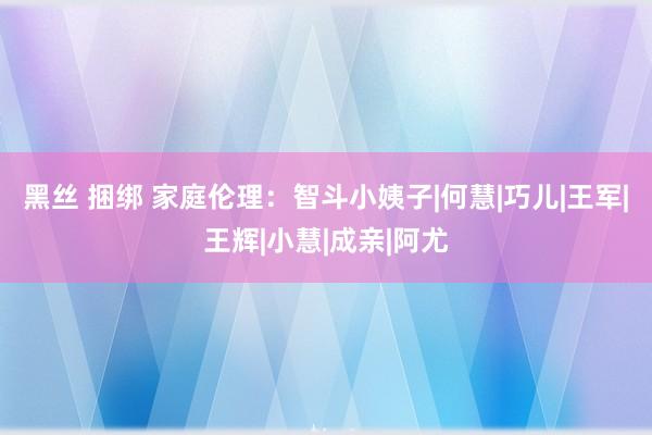 黑丝 捆绑 家庭伦理：智斗小姨子|何慧|巧儿|王军|王辉|小慧|成亲|阿尤