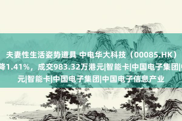 夫妻性生活姿势道具 中电华大科技（00085.HK）10月30日收盘下降1.41%，成交983.32万港元|智能卡|中国电子集团|中国电子信息产业